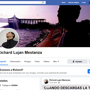 Su broer Richard Lujan Mestanza www.facebook.com/Ridar1210