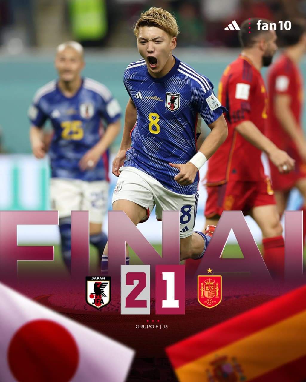 Japón España 2-1