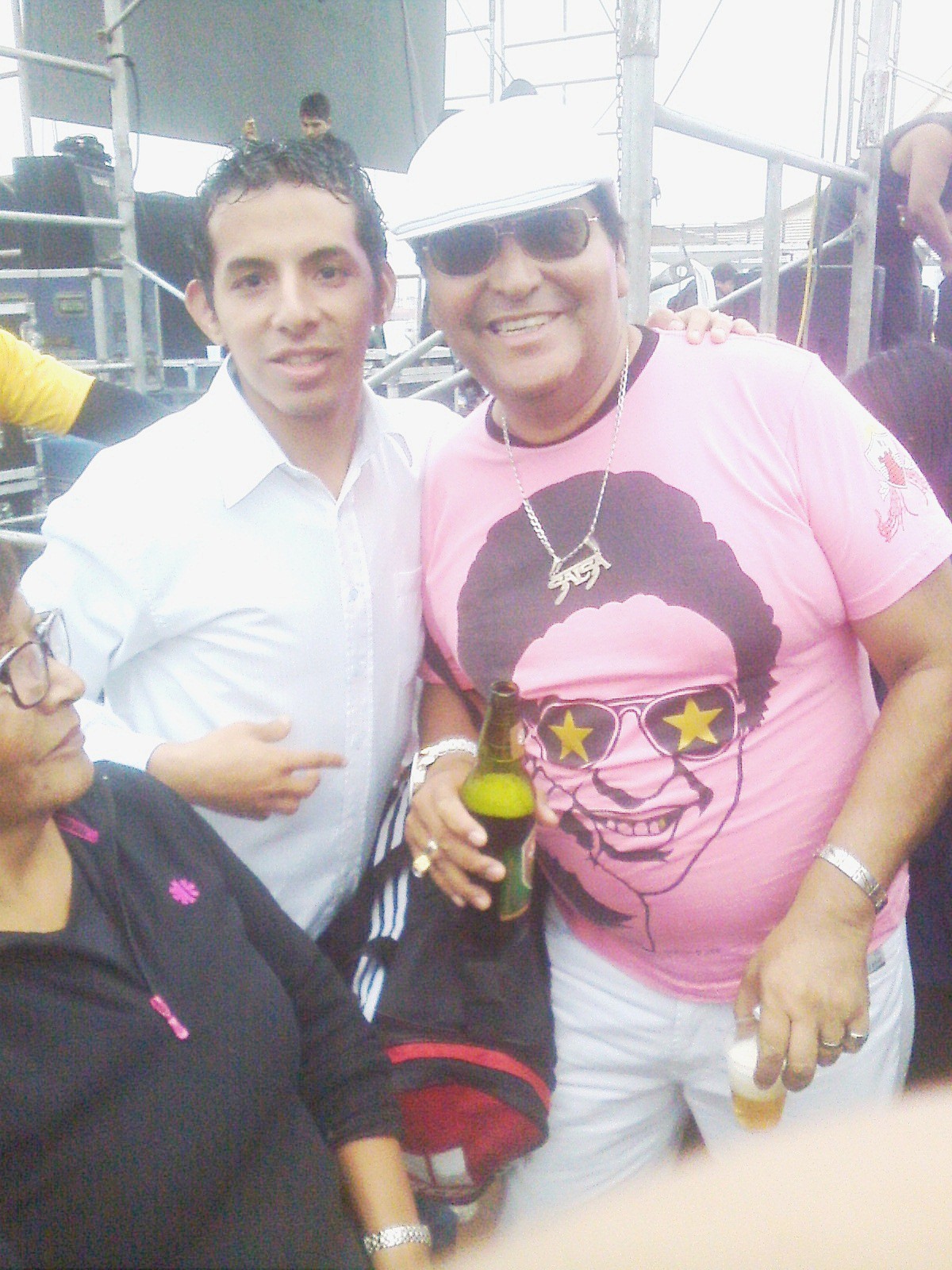 Yo con Zaperoko y Pilsen en mi Callao Puerto Querido, su broer Richard Lujan Mostaza